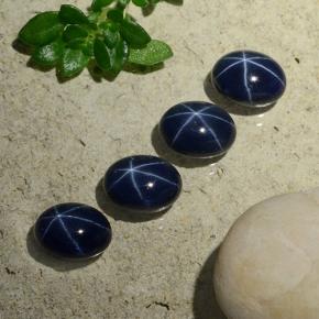 Achetez naturel 5,37ct bleue saphir étoilé gems, coupe ovale, en provenance thaïlande chez gemselect. en stock, livraison internationale!