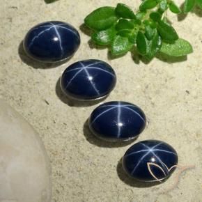 Shop natural 5.18ct Bleu marine profond Saphir étoilé gems, ovale, from Thaïlande at GemSelect. In stock, global shipping!