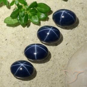 Shop natural 5.18ct Bleu marine profond Saphir étoilé gems, ovale, from Thaïlande at GemSelect. In stock, global shipping!