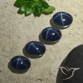 Shop natural 6.34ct Bleu marine profond Saphir étoilé gems, ovale, from Thaïlande at GemSelect. In stock, global shipping!