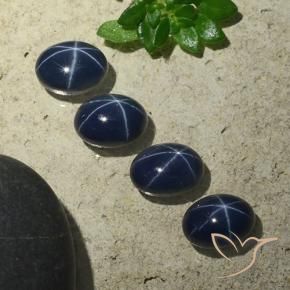 Shop natural 6.34ct Bleu marine profond Saphir étoilé gems, ovale, from Thaïlande at GemSelect. In stock, global shipping!