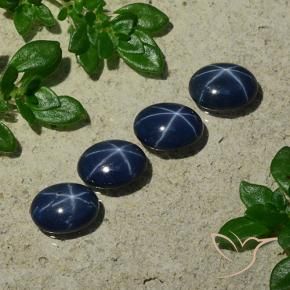 Shop natural 3.82ct Bleu foncé Saphir étoilé gems, ovale, from Thaïlande at GemSelect. In stock, global shipping!