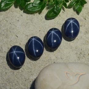 Shop natural 4.99ct Bleu marine profond Saphir étoilé gems, ovale, from Thaïlande at GemSelect. In stock, global shipping!