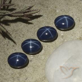 Shop natural 5.26ct Bleu foncé Saphir étoilé gems, ovale, from Thaïlande at GemSelect. In stock, global shipping!