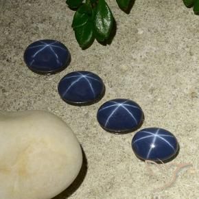 Shop natural 3.43ct Bleu foncé Saphir étoilé gems, ovale, from Thaïlande at GemSelect. In stock, global shipping!