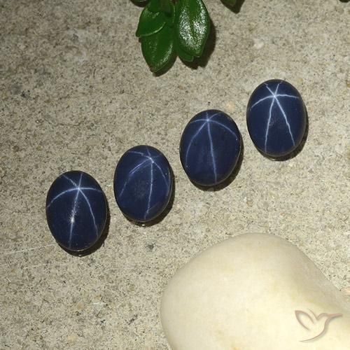 Shop natural 3.56ct Bleu marine profond Saphir étoilé gems, ovale, from Thaïlande at GemSelect. In stock, global shipping!