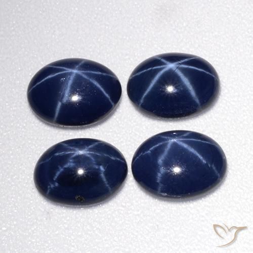 Achetez naturel 3,49ct bleue saphir étoilé gems, coupe ovale, en provenance thaïlande chez gemselect. en stock, livraison internationale!