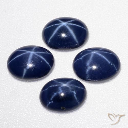 Achetez naturel 3,49ct bleue saphir étoilé gems, coupe ovale, en provenance thaïlande chez gemselect. en stock, livraison internationale!