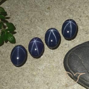 Shop natural 4.72ct Bleu foncé Saphir étoilé gems, ovale, from Thaïlande at GemSelect. In stock, global shipping!