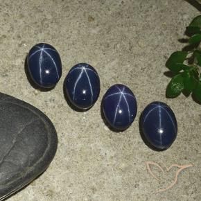 Shop natural 4.72ct Bleu foncé Saphir étoilé gems, ovale, from Thaïlande at GemSelect. In stock, global shipping!