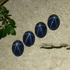 Shop natural 3.34ct Bleu marine profond Saphir étoilé gems, ovale, from Thaïlande at GemSelect. In stock, global shipping!