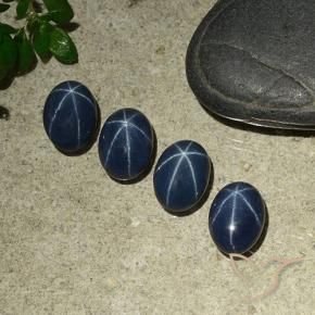 Shop natural 4.54ct Bleu marine profond Saphir étoilé gems, ovale, from Thaïlande at GemSelect. In stock, global shipping!