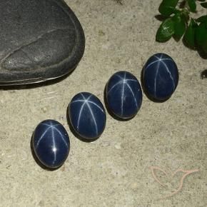 Shop natural 4.54ct Bleu marine profond Saphir étoilé gems, ovale, from Thaïlande at GemSelect. In stock, global shipping!