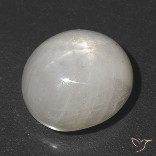 5.52ct Naturel Gris très clair Saphir étoilé, ovale, Opaque