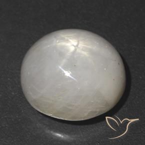 Saphir étoilé Gris très clair naturelle ovale, 5.52 ct, Opaque