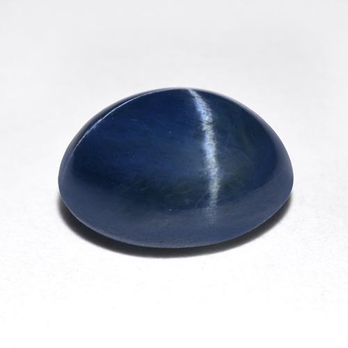 Saphir Étoilé Bleu minuit naturelle Coupe ovale, 1.59 ct, Translucide