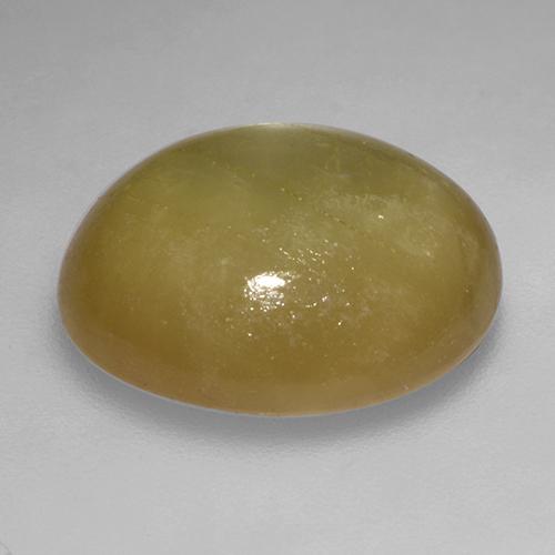 Saphir Étoilé Doré orangé naturelle Coupe ovale, 16.50 ct, Opaque