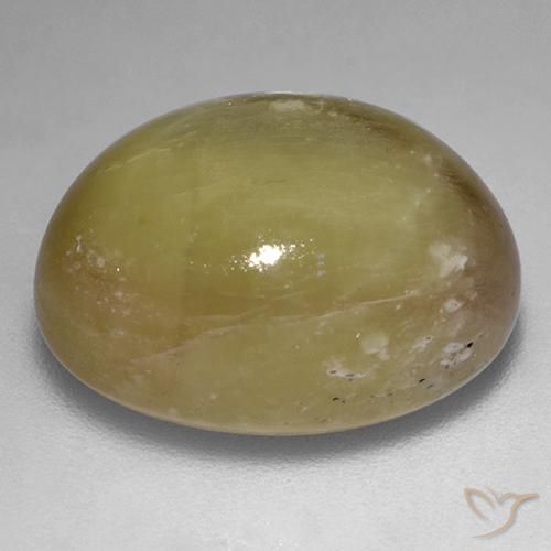 Saphir étoilé Jaune doré naturelle ovale, 22.44 ct, Opaque