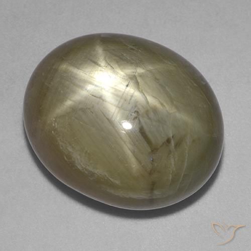34.69ct Naturel Or Saphir étoilé, ovale, Opaque