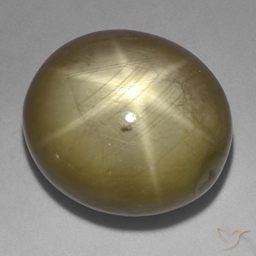 76.37ct Naturel Or Saphir étoilé, ovale, Opaque