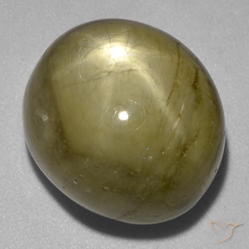 Saphir étoilé Or naturelle ovale, 21.21 ct, Opaque