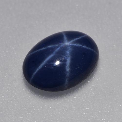 Saphir Étoilé Bleu crépuscule naturelle Coupe ovale, 0.98 ct, Translucide