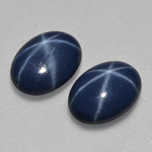 Achetez naturel 1.89ct Bleu minuit Saphir Étoilé gems, Coupe ovale, En provenance Thaïlande chez GemSelect. En stock, livraison internationale!