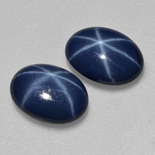 Achetez naturel 1.89ct Bleu minuit Saphir Étoilé gems, Coupe ovale, En provenance Thaïlande chez GemSelect. En stock, livraison internationale!