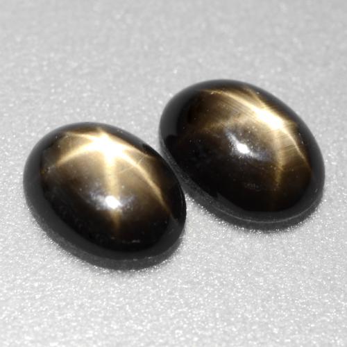 Achetez naturel 1,81ct noir saphir étoilé gems, coupe ovale, en provenance thaïlande chez gemselect. en stock, livraison internationale!