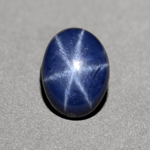 Saphir Étoilé Bleu crépuscule naturelle Coupe ovale, 1.26 ct, Opaque