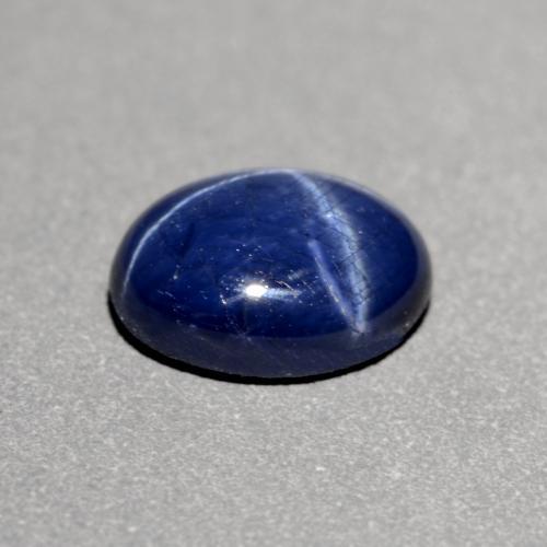 Saphir Étoilé Bleu crépuscule naturelle Coupe ovale, 1.26 ct, Opaque