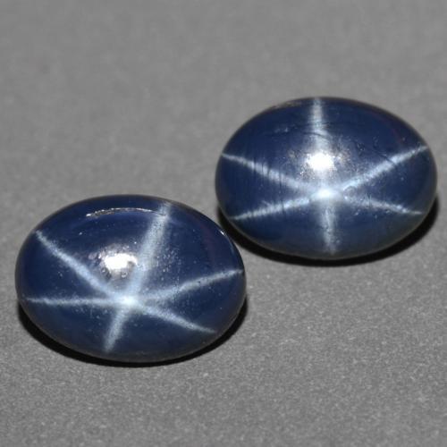 Achetez naturel 2,41ct bleue saphir étoilé gems, coupe ovale, en provenance madagascar chez gemselect. en stock, livraison internationale!
