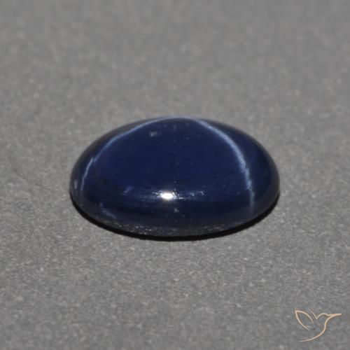 Saphir étoilé Bleu crépuscule naturelle ovale, 0.92 ct, Opaque