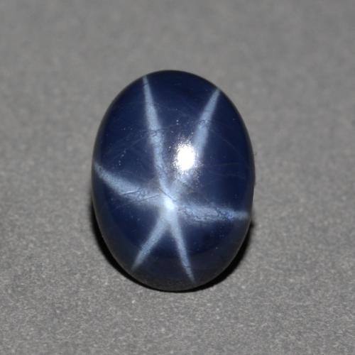 Saphir Étoilé Bleu marine naturelle Coupe ovale, 0.97 ct, Opaque