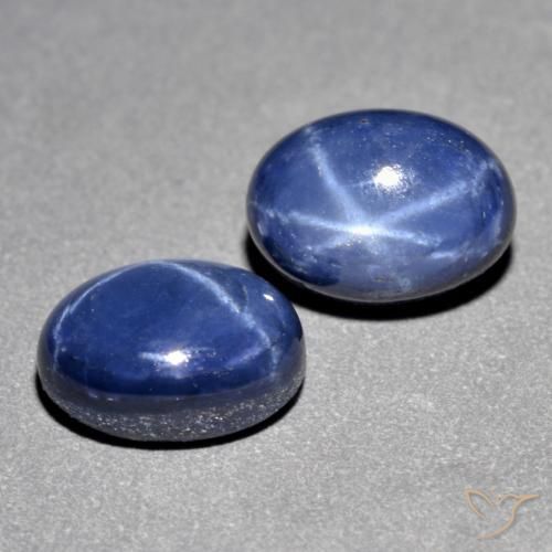 Shop natural 3.29ct Bleu foncé Saphir étoilé gems, ovale, from Madagascar at GemSelect. In stock, global shipping!