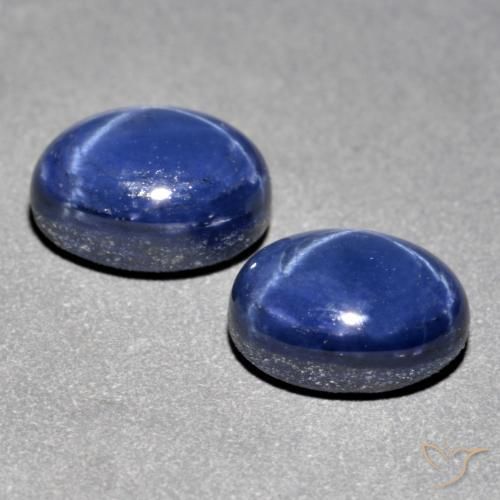 Shop natural 3.29ct Bleu foncé Saphir étoilé gems, ovale, from Madagascar at GemSelect. In stock, global shipping!