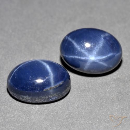 Achetez naturel 3,33ct bleue saphir étoilé gems, coupe ovale, en provenance madagascar chez gemselect. en stock, livraison internationale!