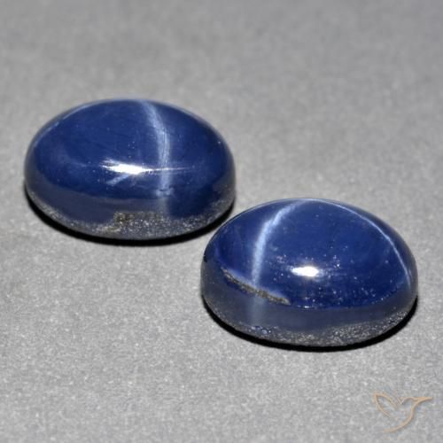 Achetez naturel 3,33ct bleue saphir étoilé gems, coupe ovale, en provenance madagascar chez gemselect. en stock, livraison internationale!