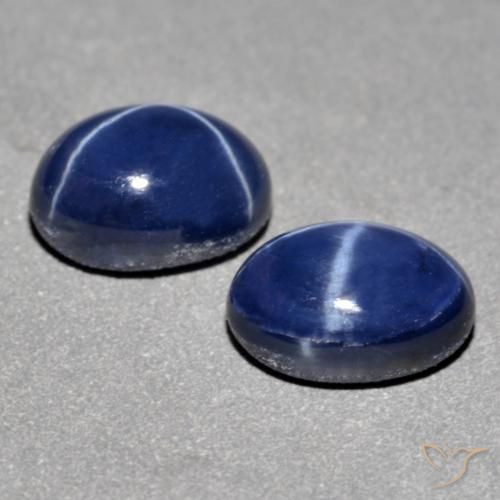 Achetez naturel 2,93ct bleue saphir étoilé gems, coupe ovale, en provenance madagascar chez gemselect. en stock, livraison internationale!