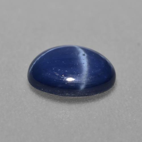 Saphir Étoilé Bleu marine naturelle Coupe ovale, 1.03 ct, Translucide
