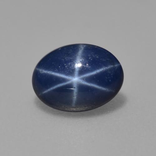 Saphir Étoilé Bleu royal naturelle Coupe ovale, 0.92 ct, Translucide