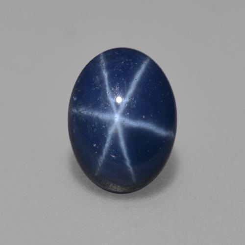 Saphir Étoilé Bleu royal naturelle Coupe ovale, 0.92 ct, Translucide