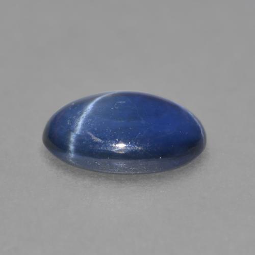 Saphir Étoilé Bleu foncé naturelle Coupe ovale, 0.96 ct, Translucide