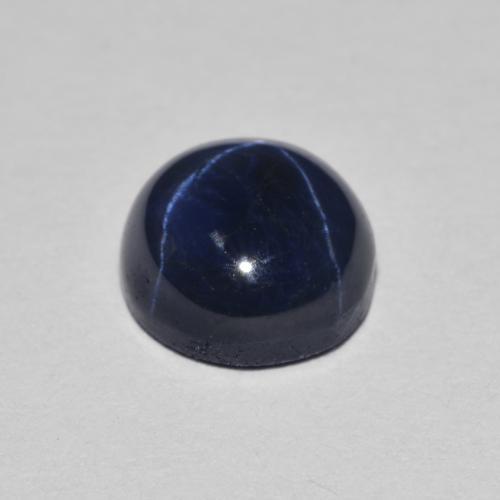 Saphir Étoilé Bleu marine naturelle Coupe roude, 2.17 ct, Opaque