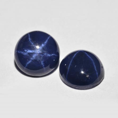 Achetez naturel 3,68ct bleue saphir étoilé gems, coupe roude, en provenance thaïlande chez gemselect. en stock, livraison internationale!
