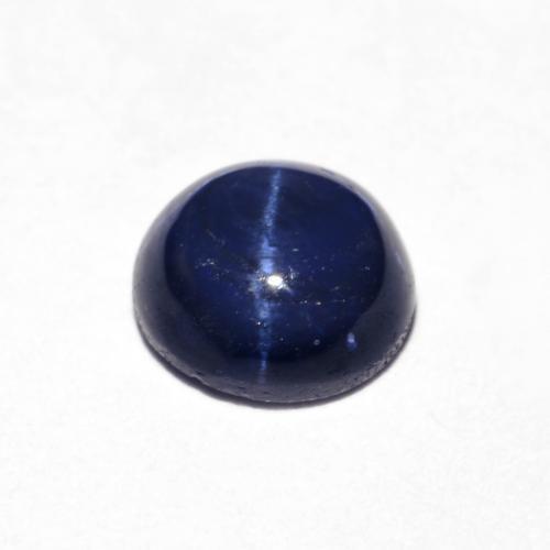 Saphir Étoilé Bleu marine naturelle Coupe roude, 1.23 ct, Opaque