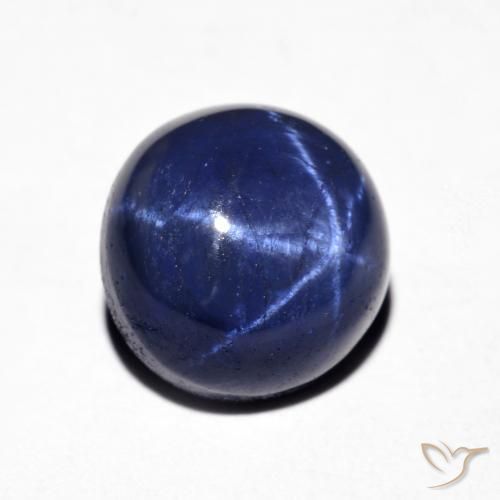 Saphir étoilé Bleu marine naturelle Tour, 4.73 ct, Opaque