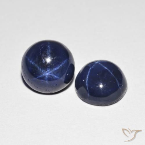 Shop natural 2.99ct Bleu foncé Saphir étoilé gems, Tour, from Thaïlande at GemSelect. In stock, global shipping!