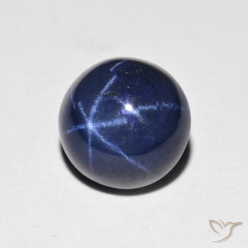 Saphir étoilé Bleu marine naturelle Tour, 2.59 ct, Opaque