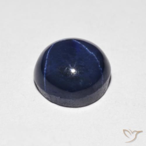 Saphir étoilé Bleu marine naturelle Tour, 2.59 ct, Opaque